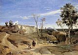 La Cervara, the Roman Countryside by Jean-Baptiste-Camille Corot
